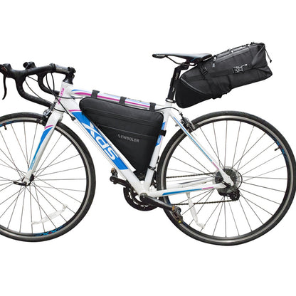 Large capacity bicycle bag triangle bag
