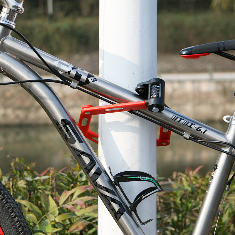 Anti-theft mountain bike combination lock